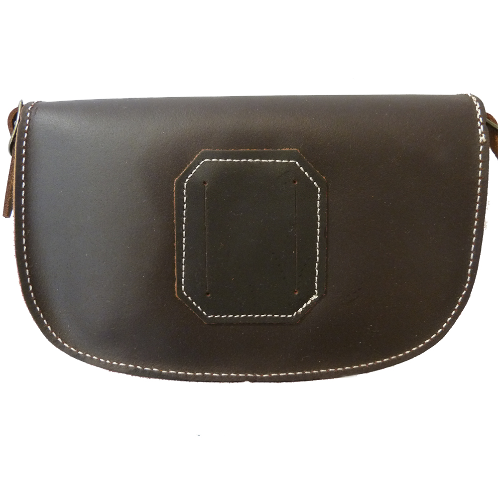 bolso rociero largo beige trasero