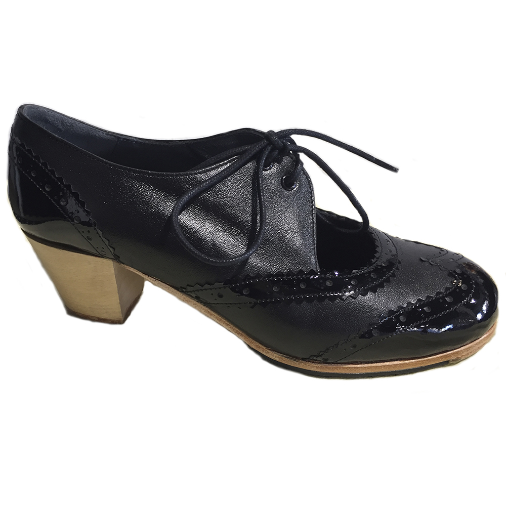 ZAPATO FLAMENCO PROFESIONAL CHAROL