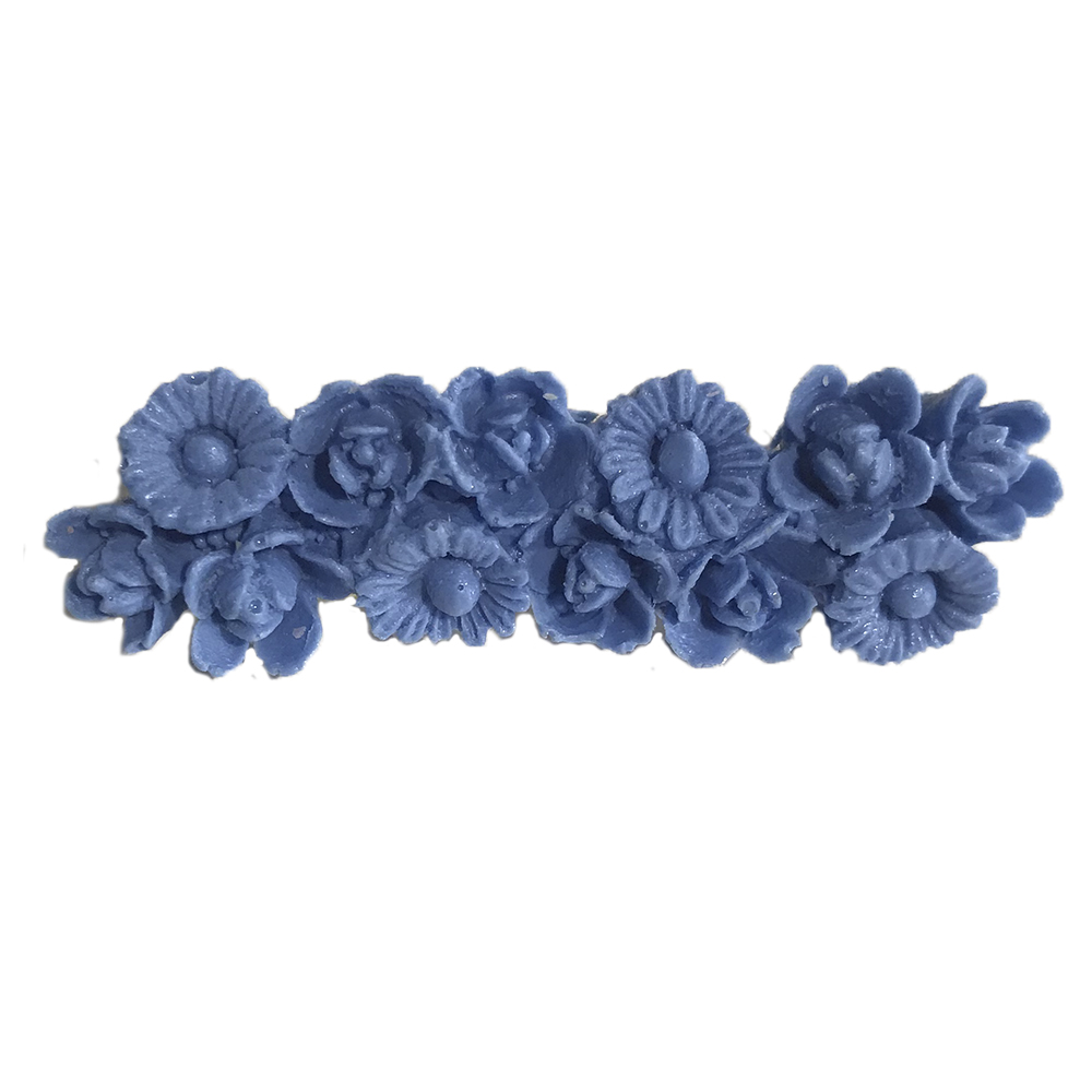 resina flores azul ducado – Urly Flamenca –