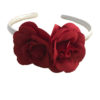 Diadema flamenca flores niña
