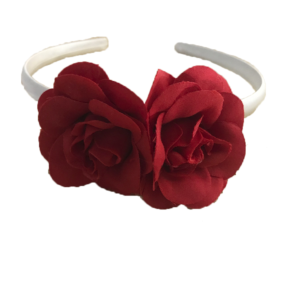 Diadema con flores rojas – Flamenca – Urly