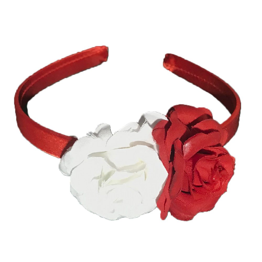 Diadema flamenca flores niña