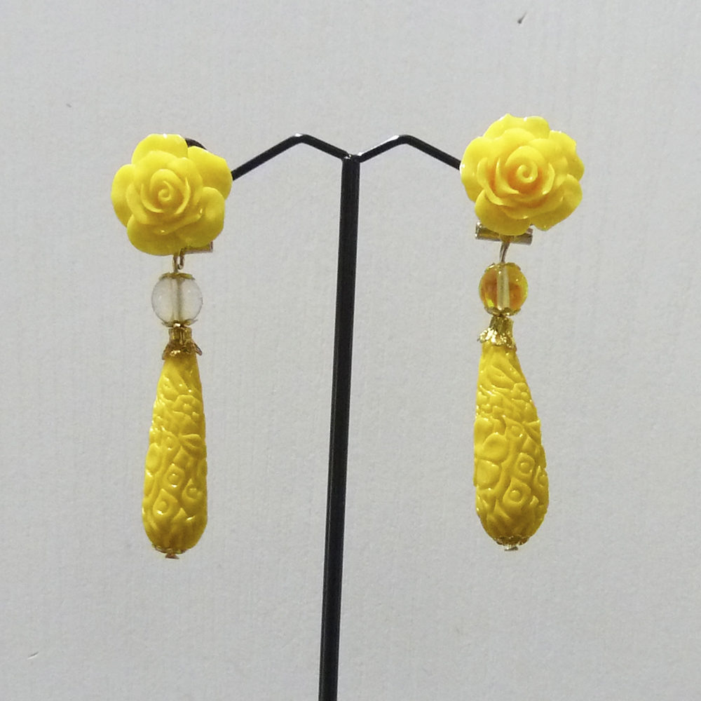 Pendientes amarillos y mostaza